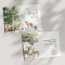 Forest Woodland Animals Baby Shower Flat