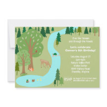 Forest Woodland Animals Nature Birthday Party