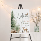 Forest Woodland Animals Welcome Baby Shower