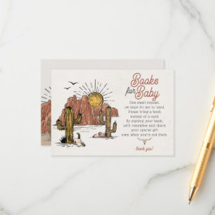 Forest Woodland Books for Baby Enclosure Card