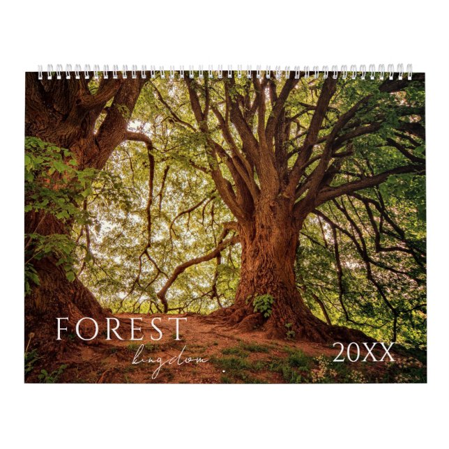 Forest Woods Landscape Four seasons Calendar (Cover)