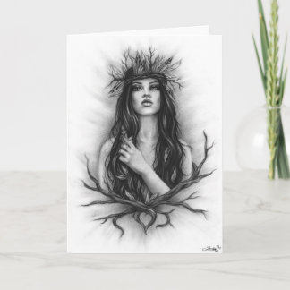 Foresta Dea Goddess Greeting Card