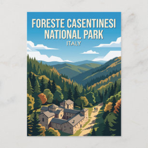 Foreste Casentinesi National Park Italy Postcard
