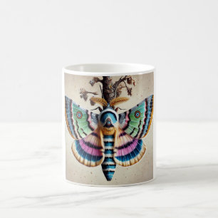Forester Moth in Watercolor 210924IREF227 - Waterc Coffee Mug