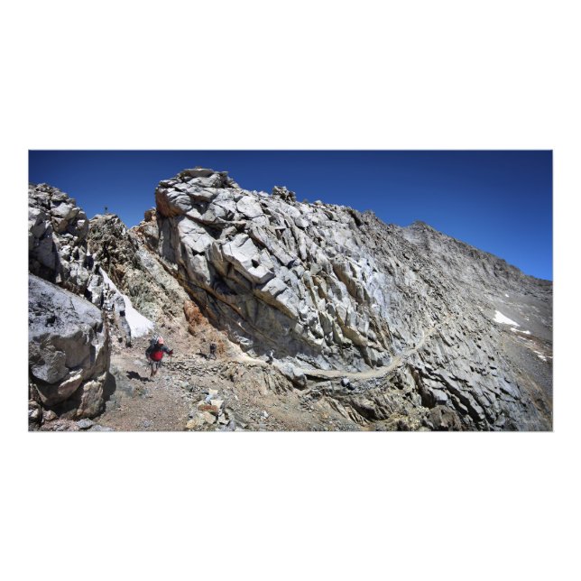 Forester Pass Catwalk - John Muir Trail Photo Print (Front)