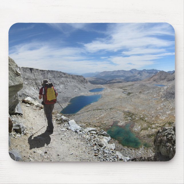 Forester Pass Switchbacks 2 - John Muir Trail Mouse Mat (Front)
