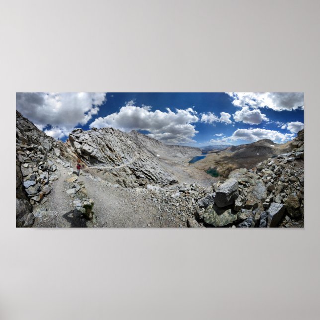 Forester Pass Switchbacks - John Muir Trail Poster (Front)