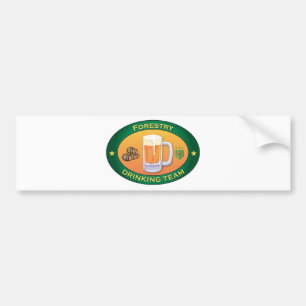 Forestry Drinking Team Bumper Sticker