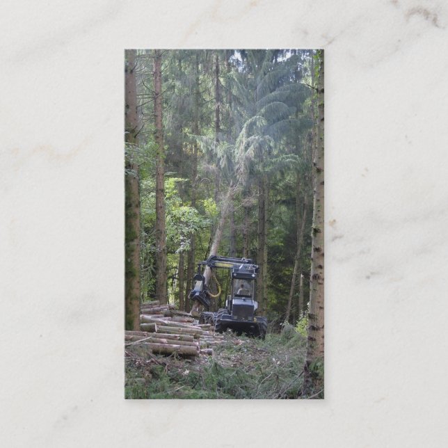 Forestry industries business card (Front)