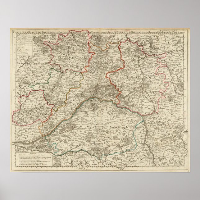 Forests and roads of France Poster (Front)