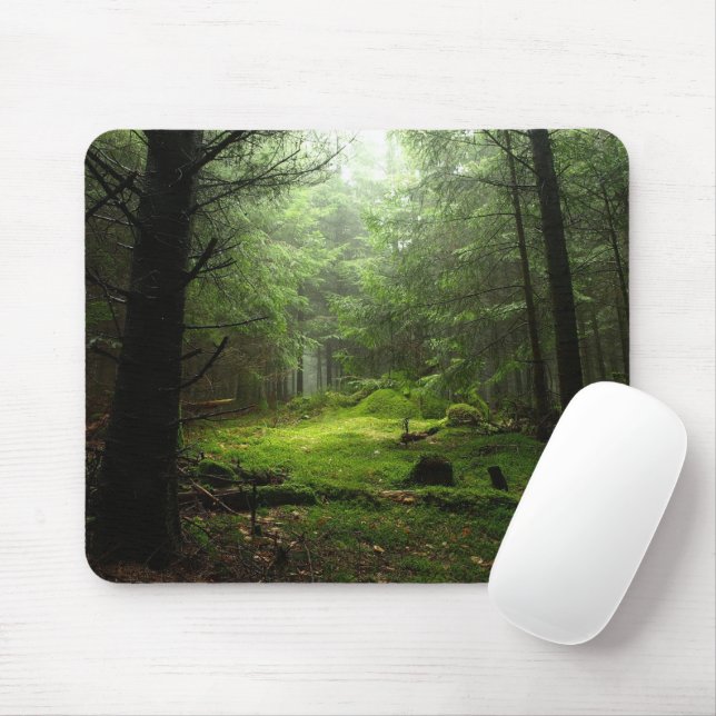 Forests | Auvergne France Mouse Mat (With Mouse)