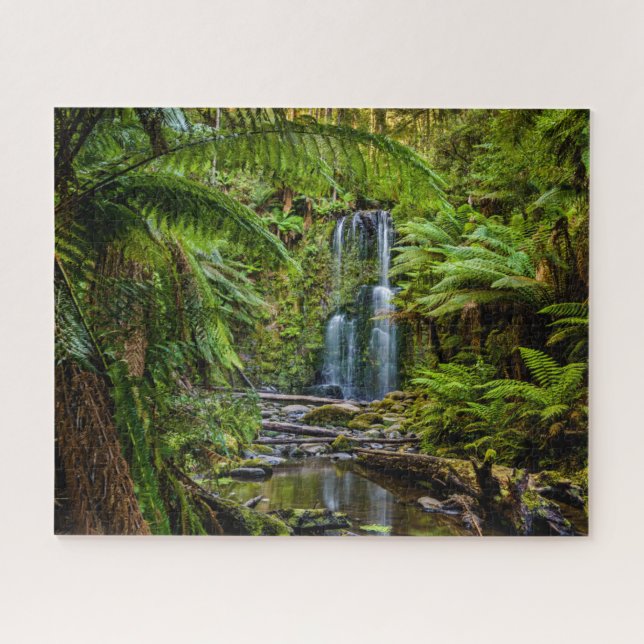 Forests | Beauchamp Falls Australia Jigsaw Puzzle (Horizontal)