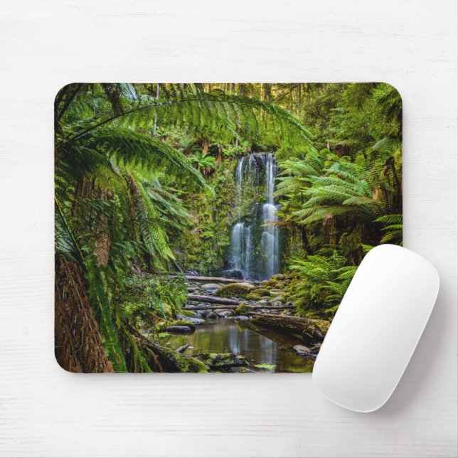 Forests | Beauchamp Falls Australia Mouse Mat (With Mouse)