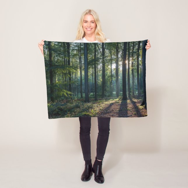Forests | Black Forest Germany Fleece Blanket (In Situ)