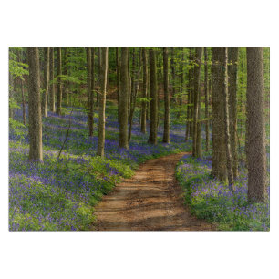 Forests Bluebell Forest in Belgium Cutting Board