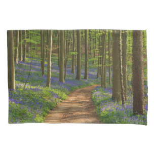 Forests Bluebell Forest in Belgium Pillowcase