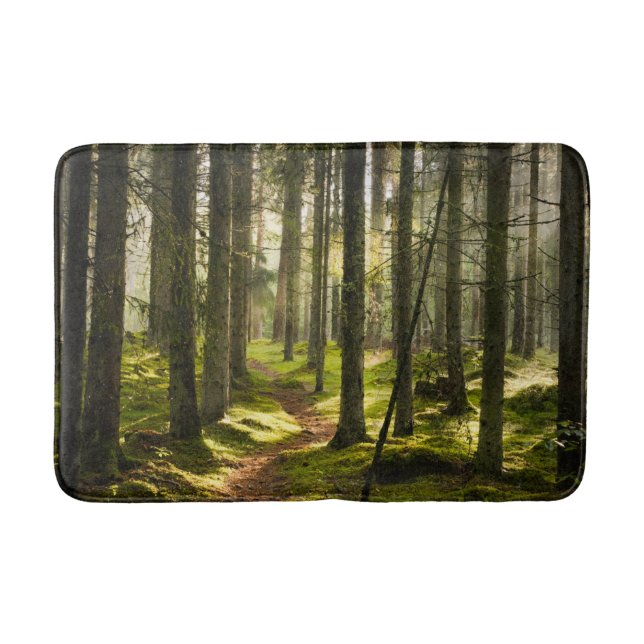 Forests | Boreal Forest Sweden Bath Mat (Front)