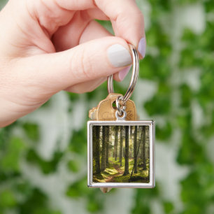 Forests Boreal Forest Sweden Key Ring