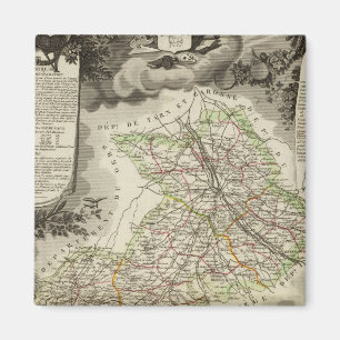 Forests, cities, towns magnet