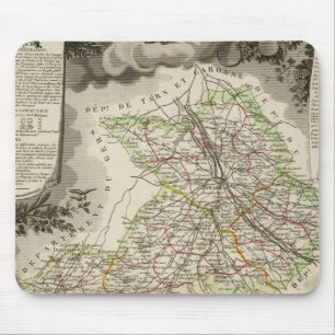 Forests, cities, towns mouse mat