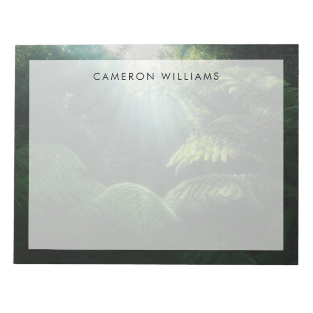 Forests | Ferns in Rainforest Notepad (Front)