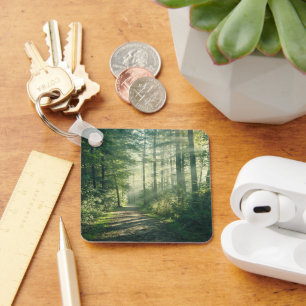 Forests Forest Path Hamburg Germany Key Ring