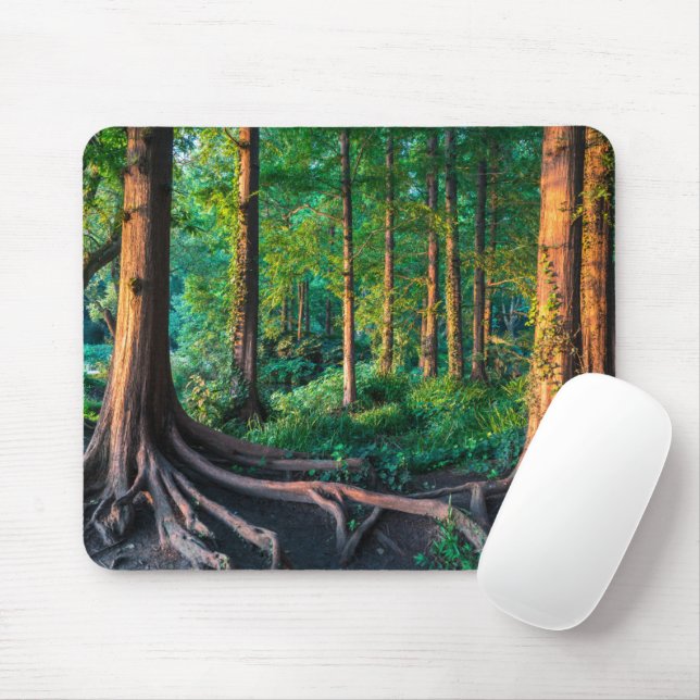 Forests | Greenery & Woodland Mouse Mat (With Mouse)