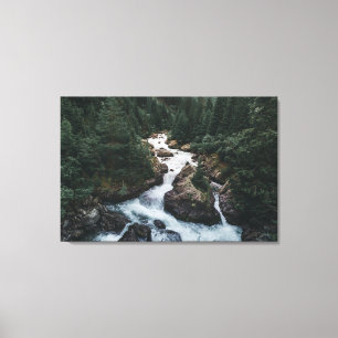 Forests Grison Graubunden Canton Canvas Print