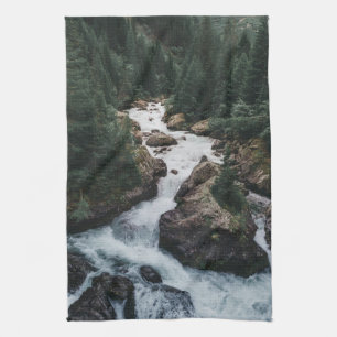 Forests   Grison Graubunden Canton Tea Towel