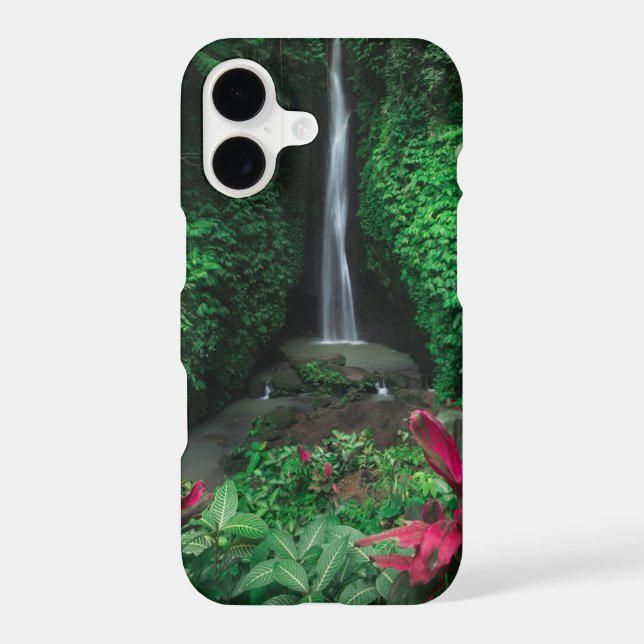 Forests | Leke Leke Waterfalls in Bali iPhone Case (Back)