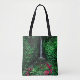 Forests Leke Leke Waterfalls in Bali Tote Bag