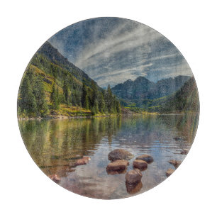 Forests   Maroon Bells Colorado Cutting Board