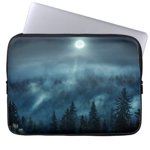 Forests Moonlit Forest Laptop Sleeve