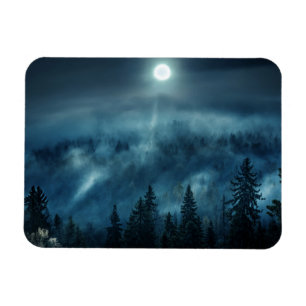Forests Moonlit Forest Magnet