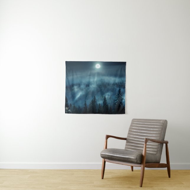 Forests | Moonlit Forest Tapestry (In Situ (Horizontal))