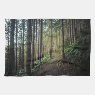 Forests   Mountains of Wakayama Japan Tea Towel