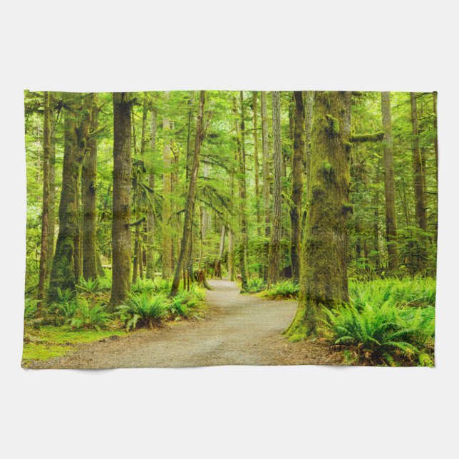 Forests | Olympic National Park Tea Towel (Horizontal)
