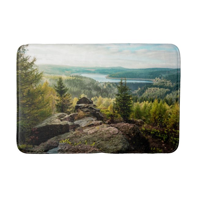 Forests | Ore Mountains Germany Bath Mat (Front)