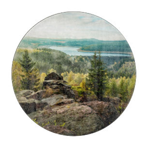 Forests Ore Mountains Germany Cutting Board