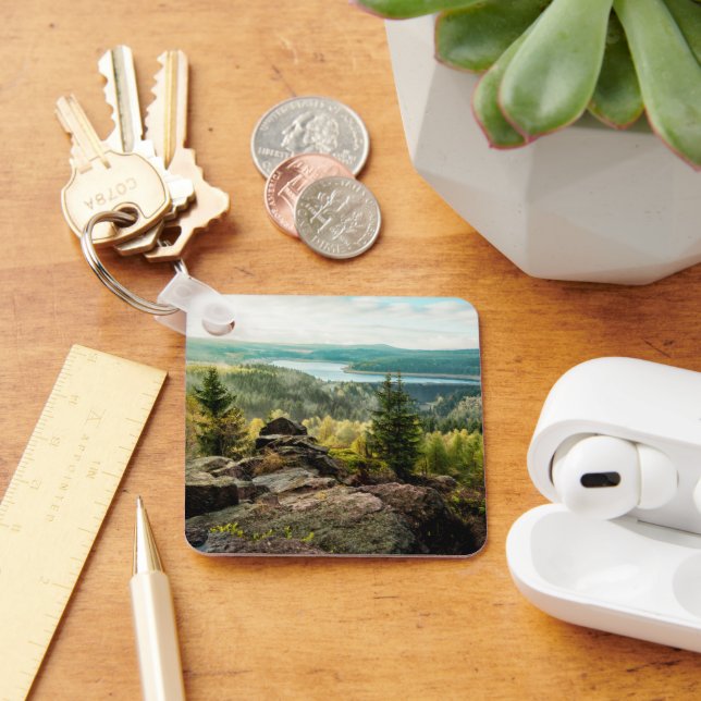 Forests | Ore Mountains Germany Key Ring (Desk)
