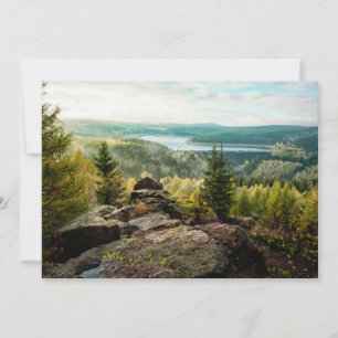 Forests   Ore Mountains Germany Thank You Card