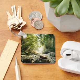 Forests Tropical Jungle Forest Key Ring
