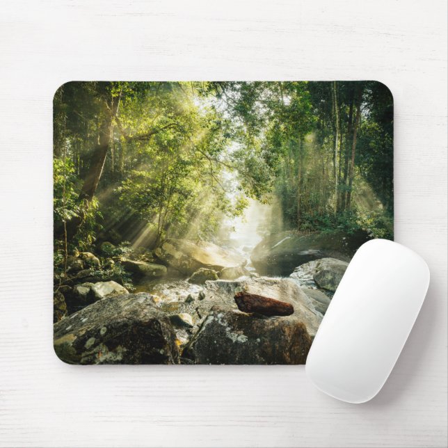 Forests | Tropical Jungle Forest Mouse Mat (With Mouse)