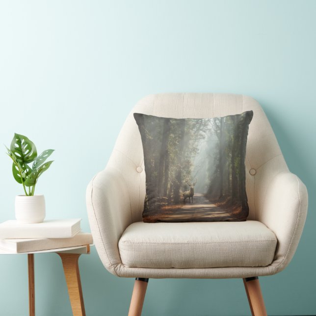 Forests | Woodland Stag Cushion (Chair)