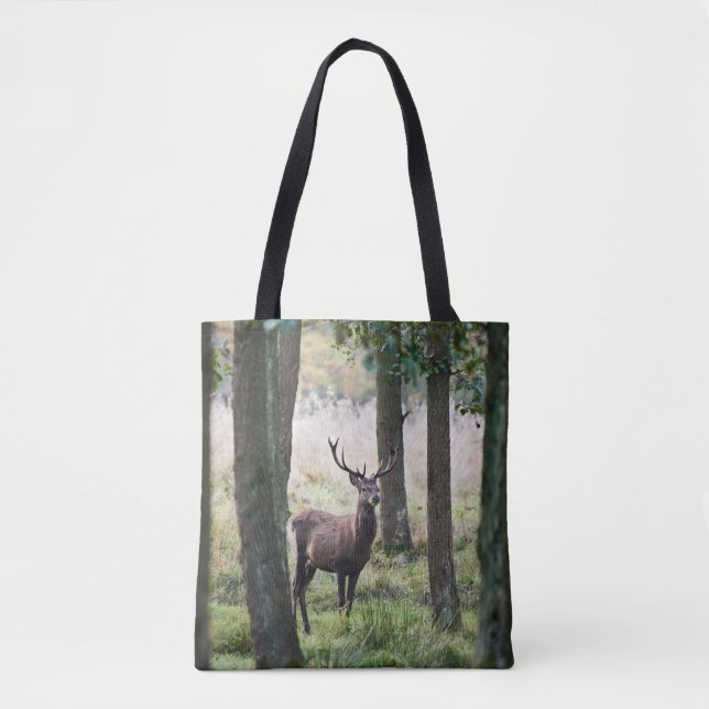Forests | Woodlands & Red Deer Tote Bag (Front)