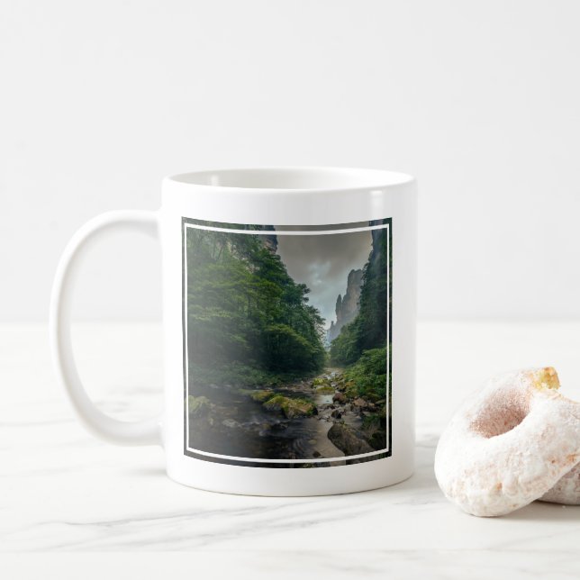 Forests | Zhangjiajie National Forest Park Coffee Mug (With Donut)