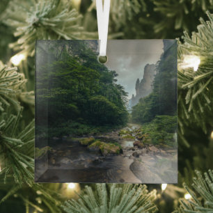 Forests Zhangjiajie National Forest Park Glass Tree Decoration