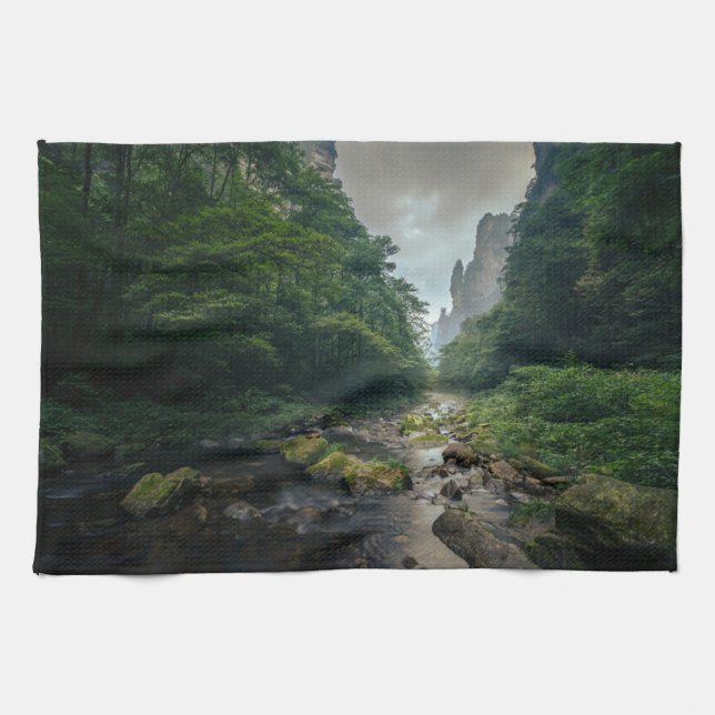 Forests | Zhangjiajie National Forest Park Tea Towel (Horizontal)