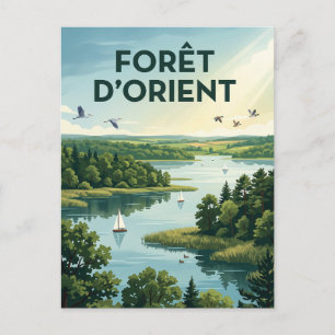 Forêt d'Orient Regional Natural Park France Postcard