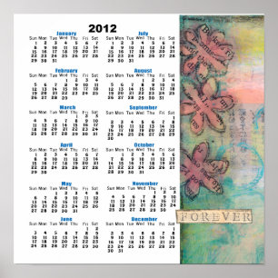 Forever 2012 Wall Calendar Poster